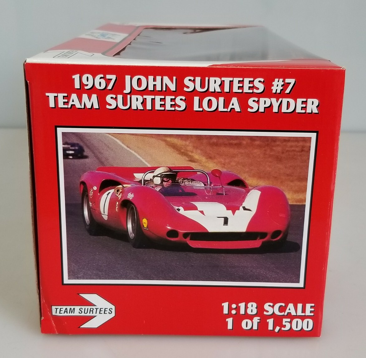 ミニカー1/18 箱ありFOYT LOLA T70 SPYDER No.332 Diecast model cars Lola T70 1967 1/18 Tecnomodel MK3 RHD No