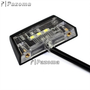 Universal Motorcycle Car Waterproof 3 Led Micro Rear Number Plate