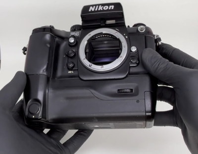 Nikon F4 35mm SLR Film Camera with grip Body Only | eBay