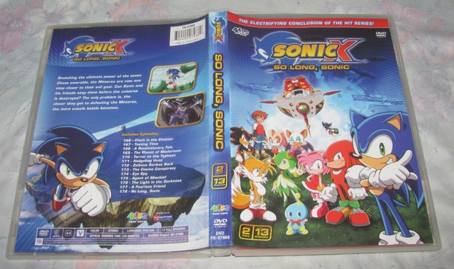 Sonic X Season 6 Dvd 07 For Sale Online Ebay