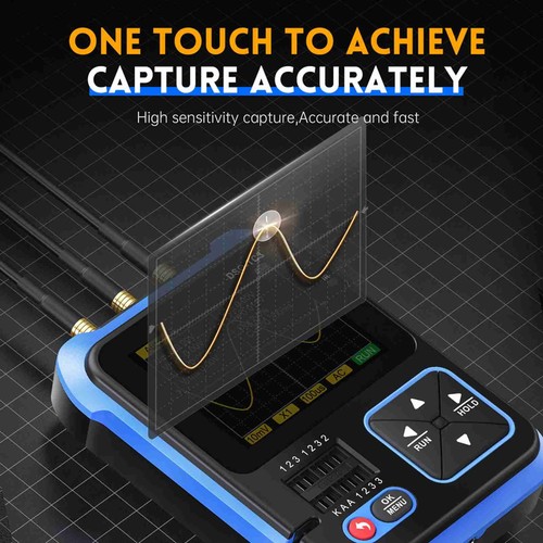 3in1 Handheld Digital Oscilloscope Signal Generator 6 Signalwellenformen 500kHz - Bild 9 von 18