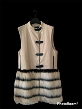 Plenty By Tracy Reese Faux Fur Vest Sz: M