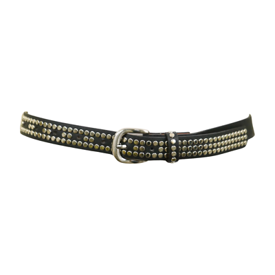 Women Black Faux Leather Thin Belt + Wallet Clutch Bag  display picture 2
