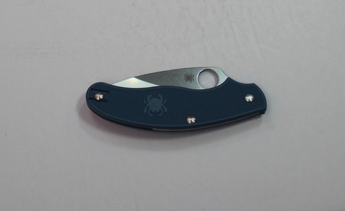 NEU unbenutzt nummeriert Spyderco C94SBL First Gen GIN-1 UK Pen Modell Klappmesser - Bild 2 von 9