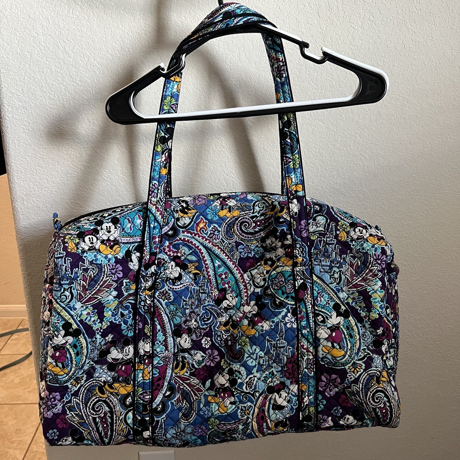 Vera Bradley Duffle Bag Disney Mickey's Paisley Celeb… Gem