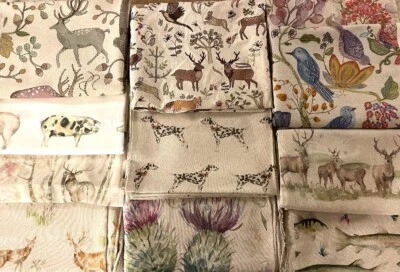 CLEARANCE SALE- Remnants offcuts various Voyage Maison animal & floral fabrics