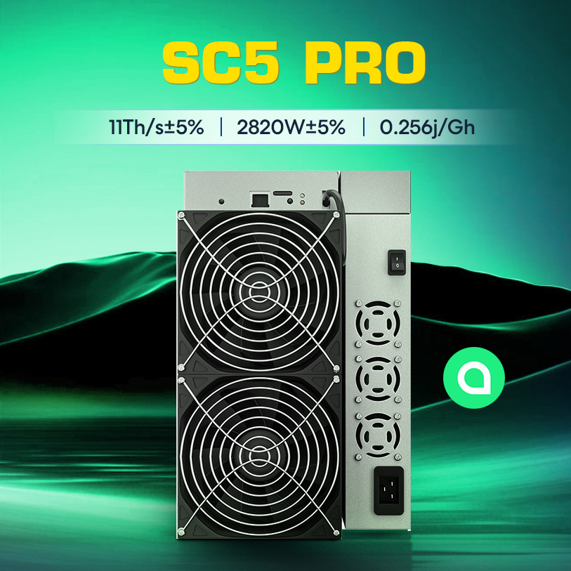Goldshell SC5 Pro 11TH/s 2820W 8.8TH/s 2020W Dual Model Miner SC Coin Sia Miner
