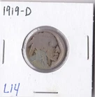 1919-D Buffalo Nickel Acid Dated L14