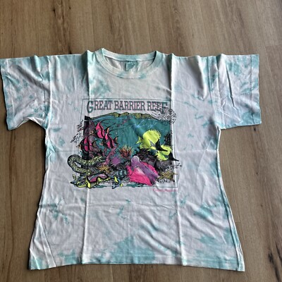 Vintage T-shirt Size XL Great Barrier Reef Cairns Australiana SS Deadstock Cond