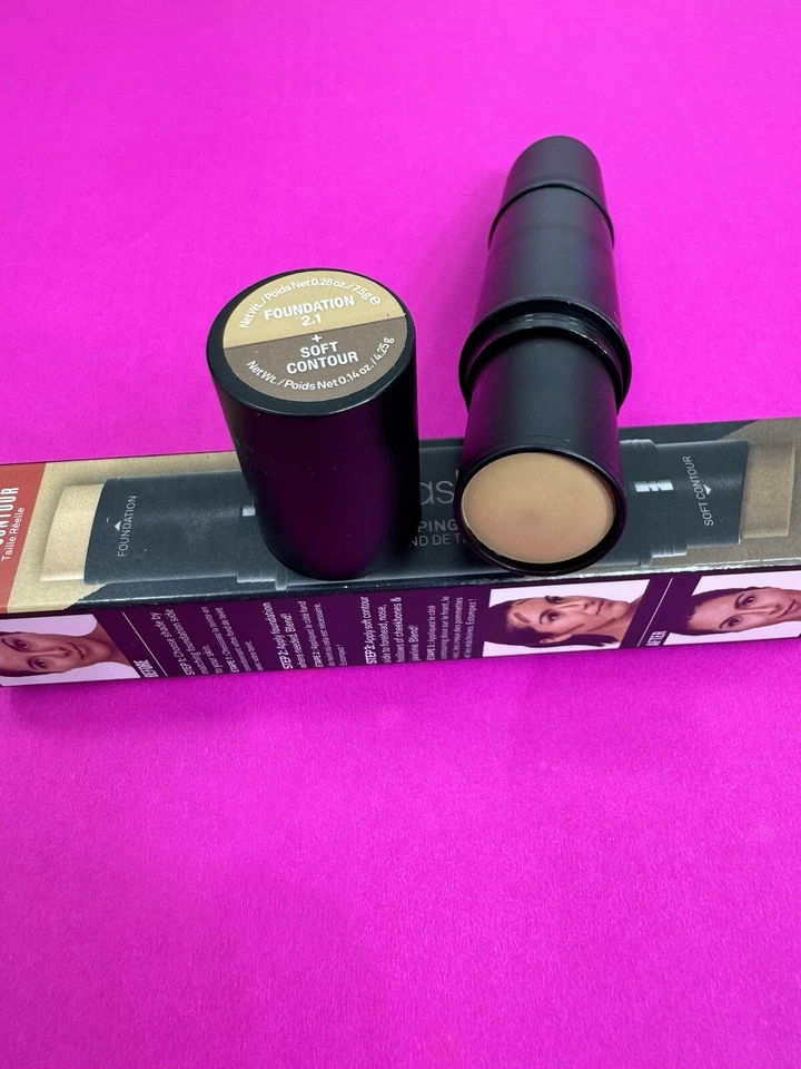 Smashbox Studio Skin Shaping Foundation + Soft Contour SHADE 2.1 NEW IN BOX - Image 3 of 4