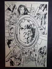 Leisten JUSTICE LEAGUE UNITED 9 pg 11 SUPER SPLASH MON-EL SUPERGIRL STARGIRL +++