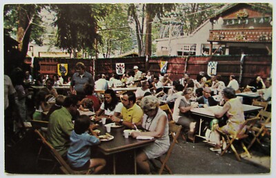Barnesville PA Bavarian Summer Festival Lakewood Park Postcard Pennsylvania
