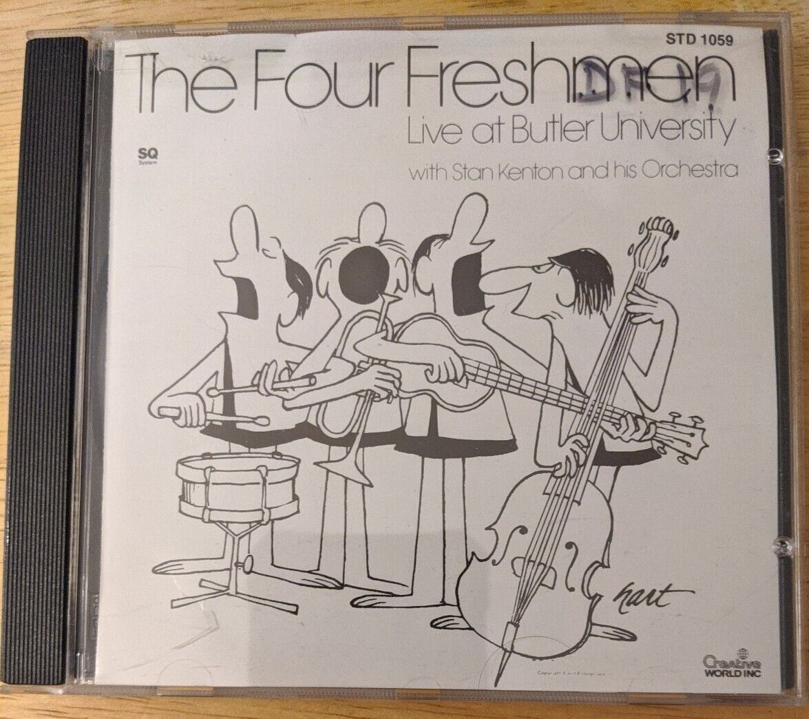 The Four Freshmen W/ Stan Kenton & Orchestra:Live at Butler University CD  #629