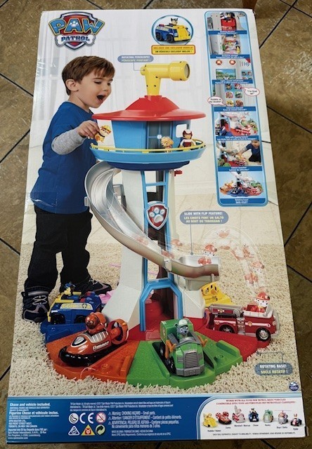 Paw Patrol 6060007 Set de Juego Lookout Headquarters con Chase, Multicolor : PAW PATROL