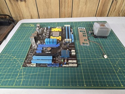 ASUS AM3B AMD3+ (M5A97 LE R2.0) Motherboard with I/O shield, Heatsink And Cpu