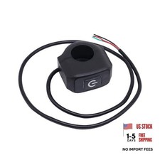 Motorcycle Handlebar Switch 22mm 7/8 Inch Handlebar Headlight Control Push