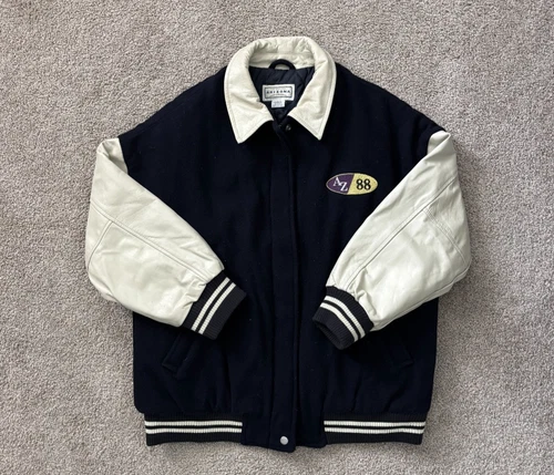Vintage Arizona Jean Co varsity jacket Size large Zero flaws Heavyweight quality - product listing photo
