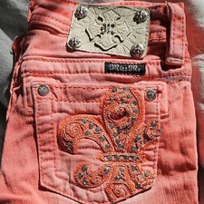 Miss Me Pink Embellished Kids Jeans