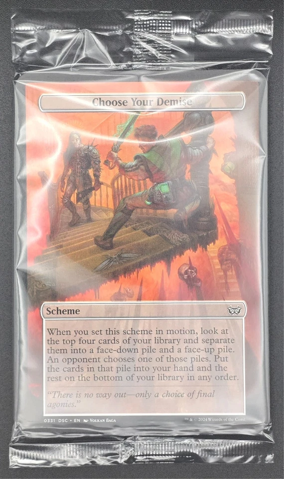 Archenemy 4 Pack Complete Set Magic the Gathering Duskmourn: House of Horror NEW - Image 2 of 4