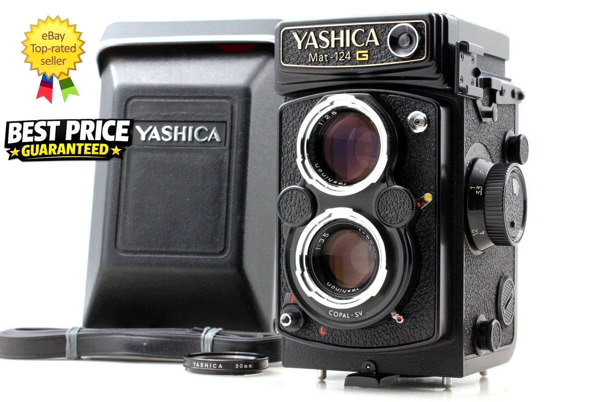 Appareil Photo Argentique Yashica Mat 124G – TLR 6x6, Bon état Visuel