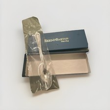 New Reed  Barton Stainless Infant Feeding Spoon Cross New Sealed With Box