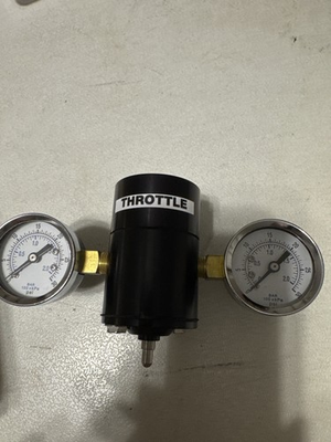 #ad Throttle Pilot w Dual Pressure Gauges 0 30 PSI Pneumatic Control $85.00