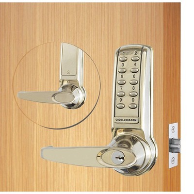 CODELOCKS CL4210-SS Electronic Key Lock,10 keys 49XP31