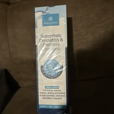 RoyceDerm Seborrheic Dermatitis Treatment Shampoo Itchy Scalp Psoriasis 8.45oz