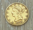 US 1899 S Gold $10 10 Dollars Liberty Head Circulated