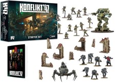 Warlord Games Konflikt '47 Starter Set - 28mm Tabletop Miniature Wargaming for 2