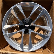 20 Chevy Camaro Ss Front Wheel Rim Genuine Factory Oem 20x8.5 Polished W Cap