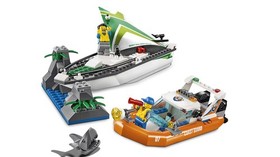 Lego City 60168 Yacht And Rescue Boat Building Toy With A Boat That Really Floa_