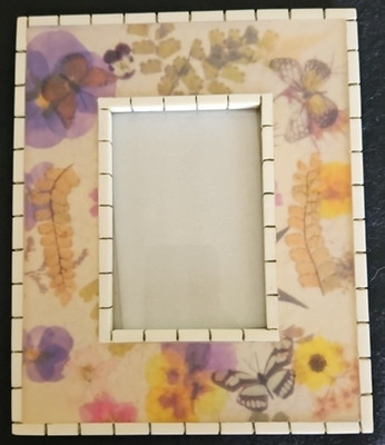 Jordan Mark Secret Garden Frame Vintage Floral Resin  7x 8.5'' fits  3.5''x5''
