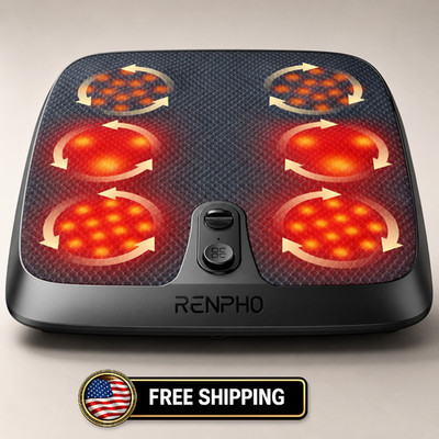RENPHO FSA Electric Foot Massager with Heat, Gifts for Women, FSA Eligible Items
