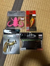 Bottom Up Nollies Lucky Craft Osp Lure Worm Set