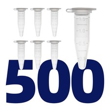 Microcentrifuge Tubes 1.5ml, Polypropylene Plastic Tubes 500pcs, Lab Centrifu...