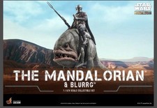 Hot Toys Star Wars The Mandalorian TMS046 Mandalorian Blurrg 1 6 Figure