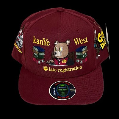 dbruze kanye west late registration hat