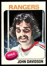 1975-76 O-Pee-Chee Vintage Hockey John Davidson #183 VIEW SCAN