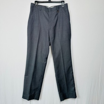Pierre Balmain Paris Dress Pants Tailored Fit Mens 32 Career Business Trousers