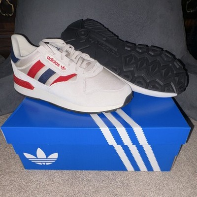 adidas treziod 2 Men s White Red Blue Striped Low Top Sneakers