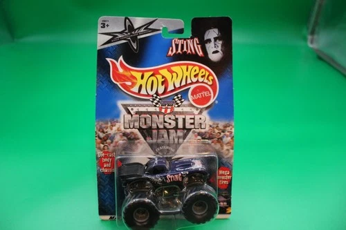 Vintage Hot Wheels Monster Jam Truck RAP ATTACK 2014 w/Figure #18 #W2393