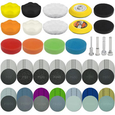 158Pcs 3 Inch Sanding Discs Car Polishing Pads Kit for Drill, 75Mm Wet and Dry