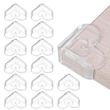 Corner Protectors 24Pcs Table Corner Protectors Heart-shaped, Clear