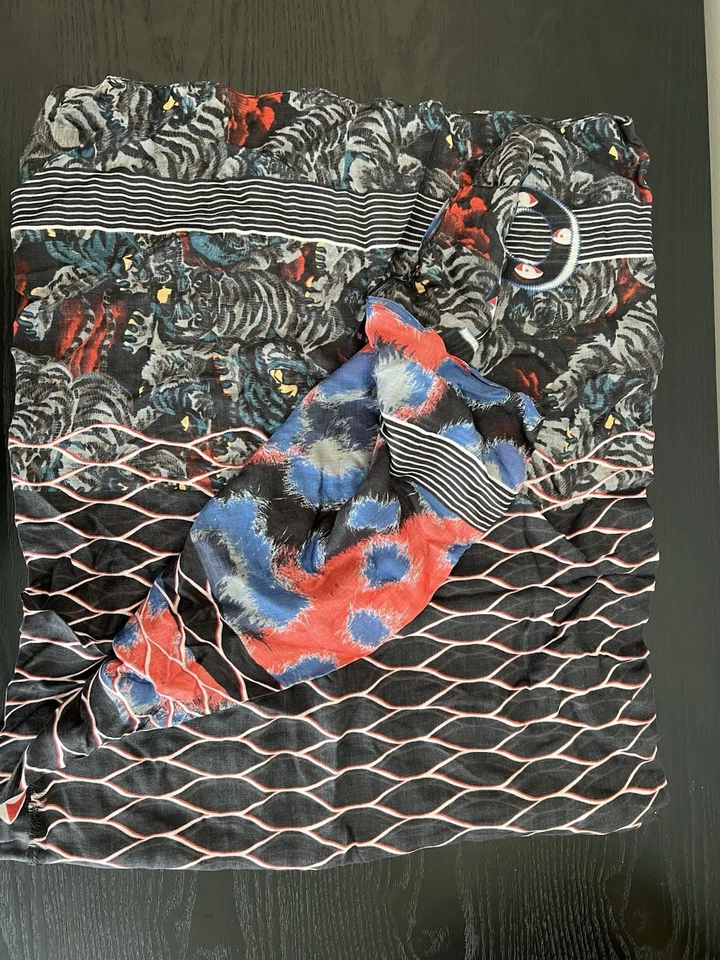 Kenzo Scarf Modal Silk 90”cm 47”in. - Image 3 of 4