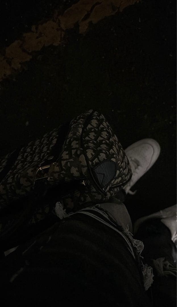 CHRISTIAN DIOR Canvas Leather Mini Boston Bag Black Oblique Hardware Vintage thumbnail 15