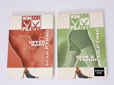 Winsor Pilates 2 DVDs Upper Body and Bun Thigh Sculpting Workouts 2002 and 2003