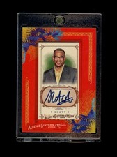 VERY RARE 2010 Topps Allen & Ginter SSP STUART SCOTT AUTO! ESPN LEGEND RIP 