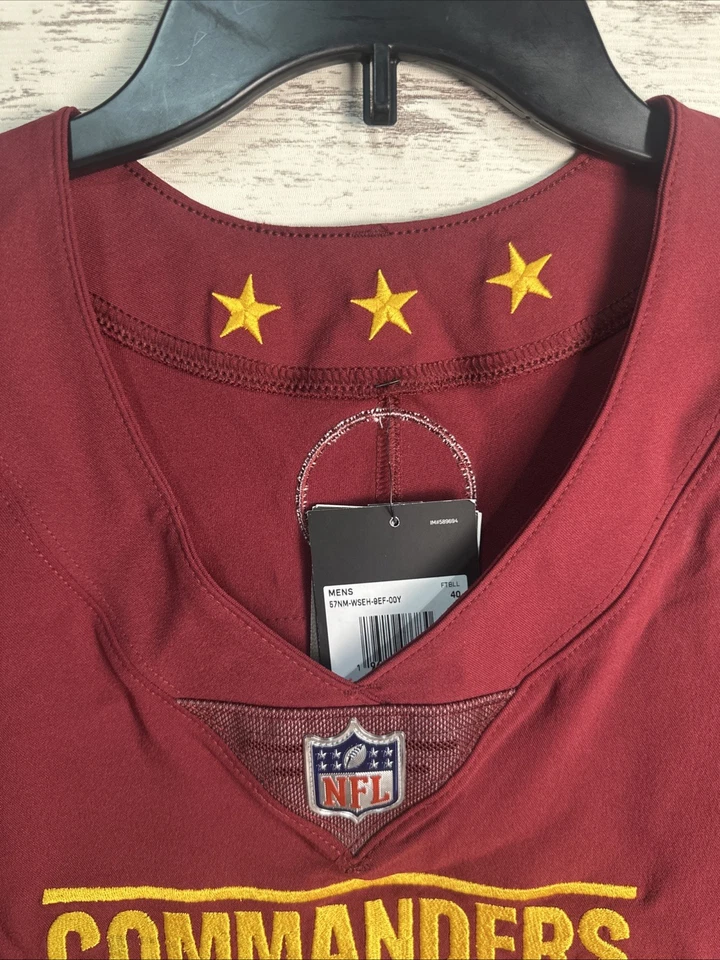 Washington Commanders Terry McLaurin Nike Burgundy 2025 FUSE Elite NFL Jersey 40 - Image 4 of 4