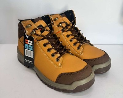 DURAWERK Steel Toe Shoes for Men, Light Comfortable High Top Work Boots, Non-Sli
